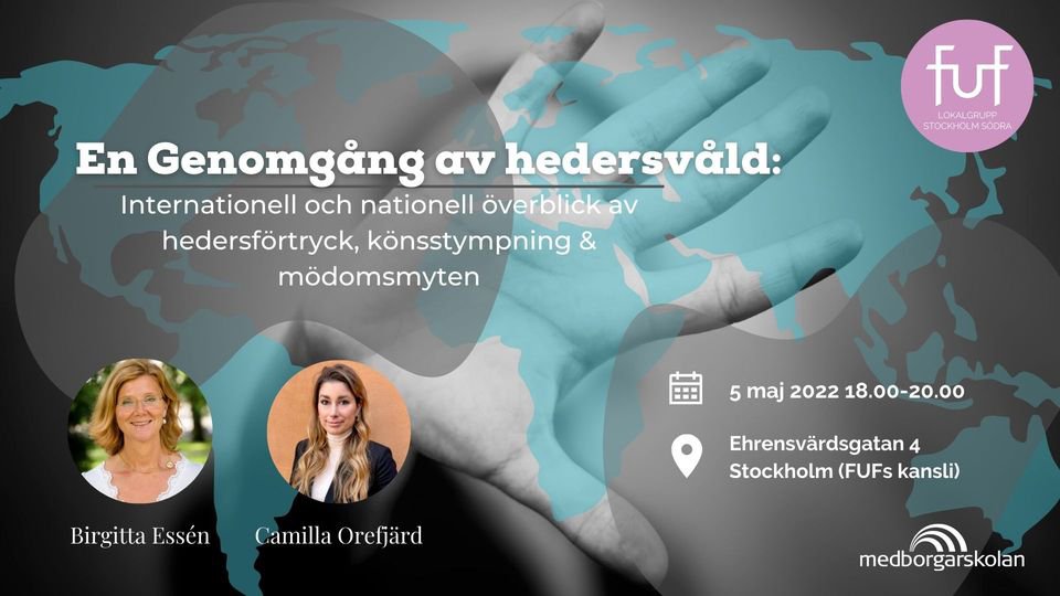 En genomgång av hedersvåld: Internationell och nationell överblick av hedersförtryck & mödomsmyten